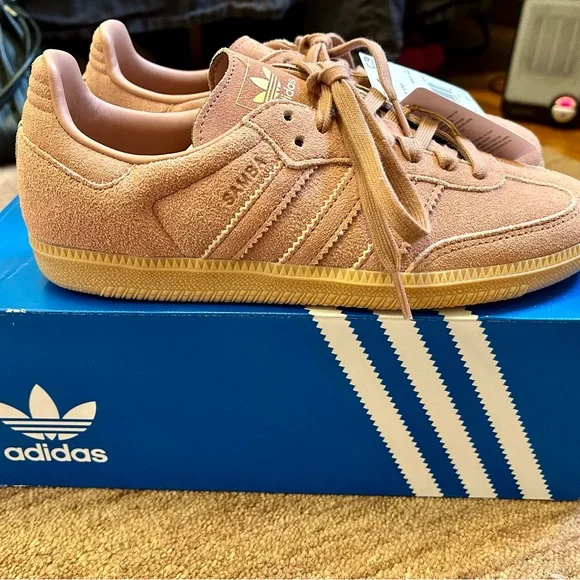 Adidas Sambas Pink New with Tags w Box sz 9 women / sz 7 men - Picture 7 of 10